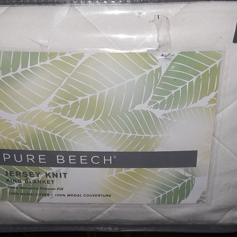 Brand new pure Beech King blanket